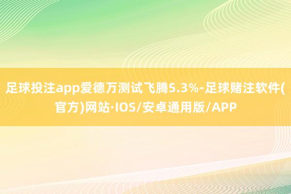 足球投注app爱德万测试飞腾5.3%-足球赌注软件(官方)网站·IOS/安卓通用版/APP
