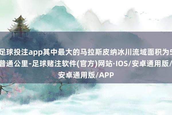 足球投注app其中最大的马拉斯皮纳冰川流域面积为5703普通公里-足球赌注软件(官方)网站·IOS/安卓通用版/APP