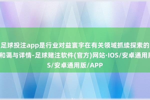 足球投注app是行业对益寰宇在有关领域抓续探索的又一次和蔼与详情-足球赌注软件(官方)网站·IOS/安卓通用版/APP