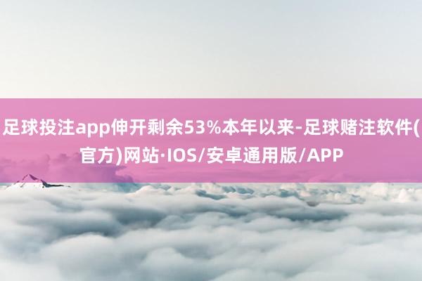 足球投注app伸开剩余53%本年以来-足球赌注软件(官方)网站·IOS/安卓通用版/APP