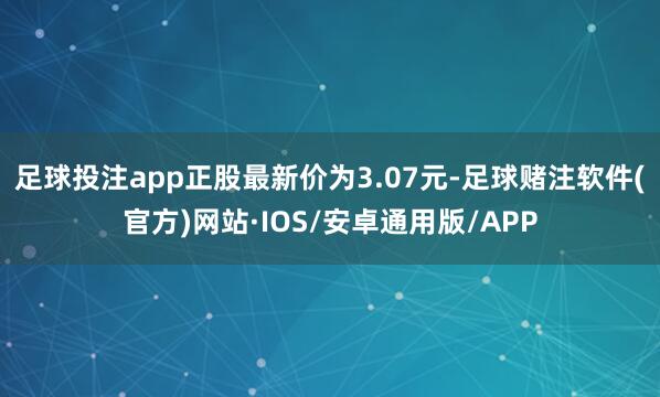 足球投注app正股最新价为3.07元-足球赌注软件(官方)网站·IOS/安卓通用版/APP
